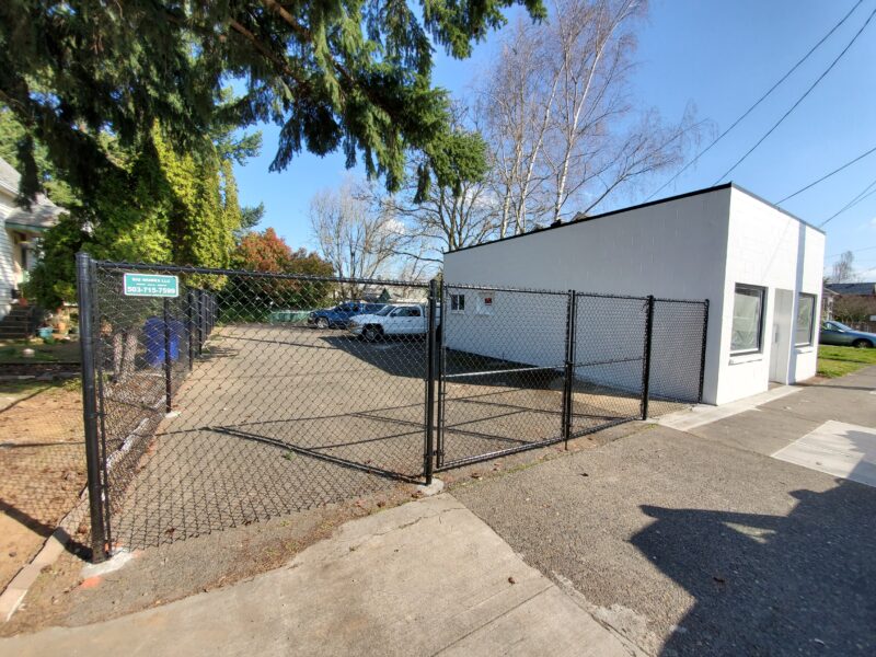 Chain link fencing project by Big Works LLC