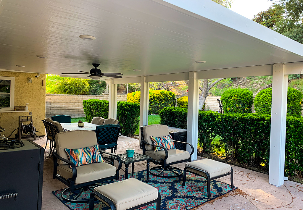 Completed patio cover project